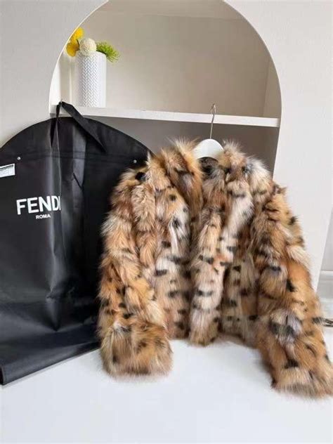 fendi fox fur coat